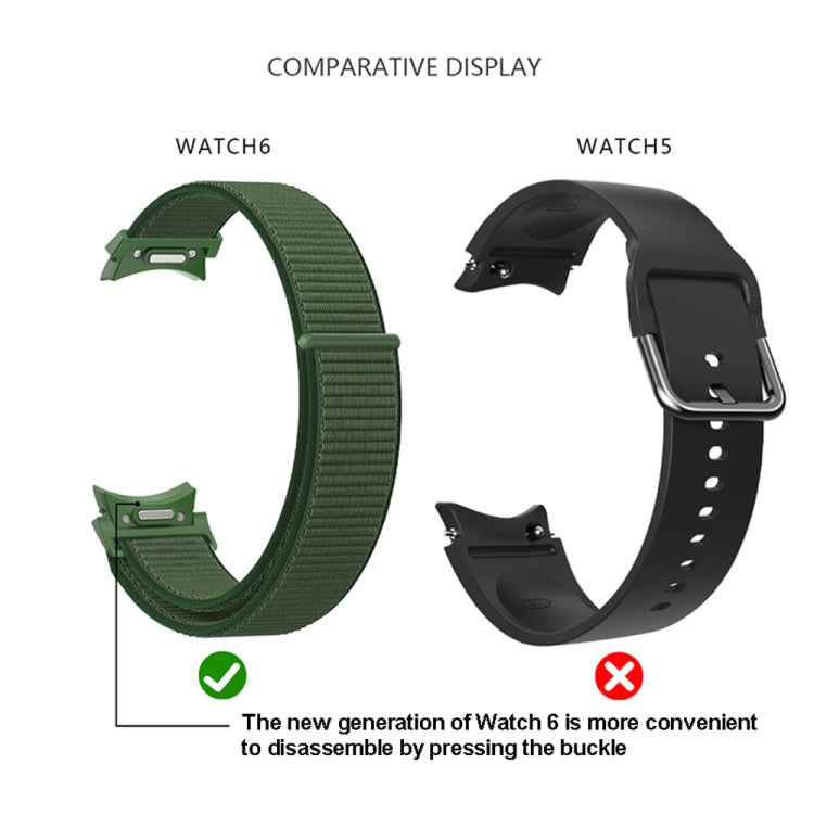 織紋尼龍環錶帶，適用於 Samsung Galaxy Watch 7 / 6