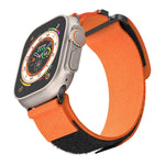 AW尼龍雙段式錶帶，適用於Apple Watch Series 10 46mm、Apple Watch Series 10 42mm、Apple Watch SE 2023 44mm、Apple Watch SE 2023 40mm、Apple Watch Ultra 2 49mm、Apple Watch Series 9 45mm、Apple Watch Series 9 41mm