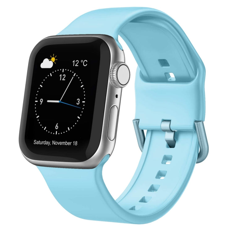 Pin Buckle Silicone Watch Band, For Apple Watch Ultra 49mm