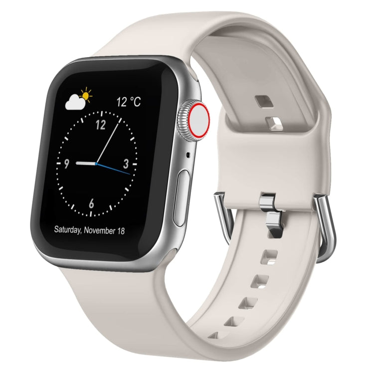 針扣矽膠錶帶，適用於 Apple Watch Series 8 41mm