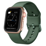 Pin Buckle Silicone Watch Band, For Apple Watch SE 2022 44mm