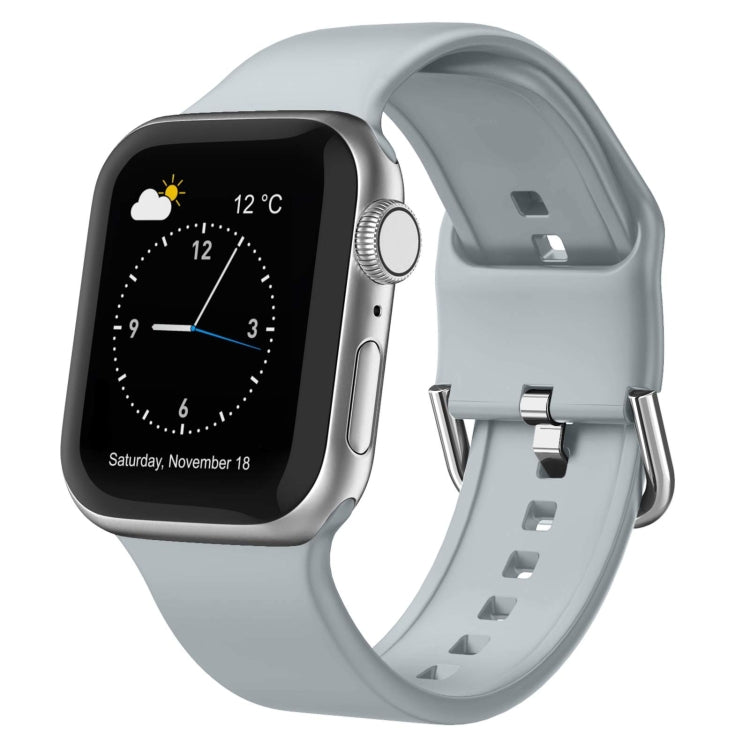 Pin Buckle Silicone Watch Band, For Apple Watch SE 2022 44mm