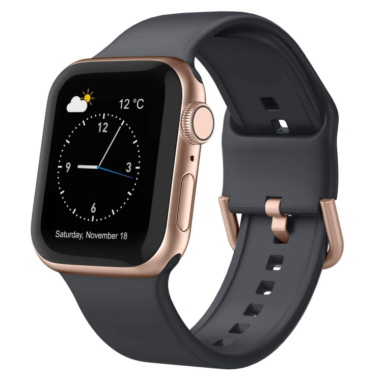 Pin Buckle Silicone Watch Band, For Apple Watch SE 2022 44mm