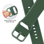 Pin Buckle Silicone Watch Band, For Apple Watch Series 7 45mm