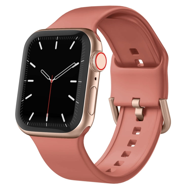 Pin Buckle Silicone Watch Band, For Apple Watch SE 40mm