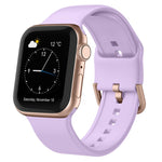 Pin Buckle Silicone Watch Band, For Apple Watch Series 6 40mm