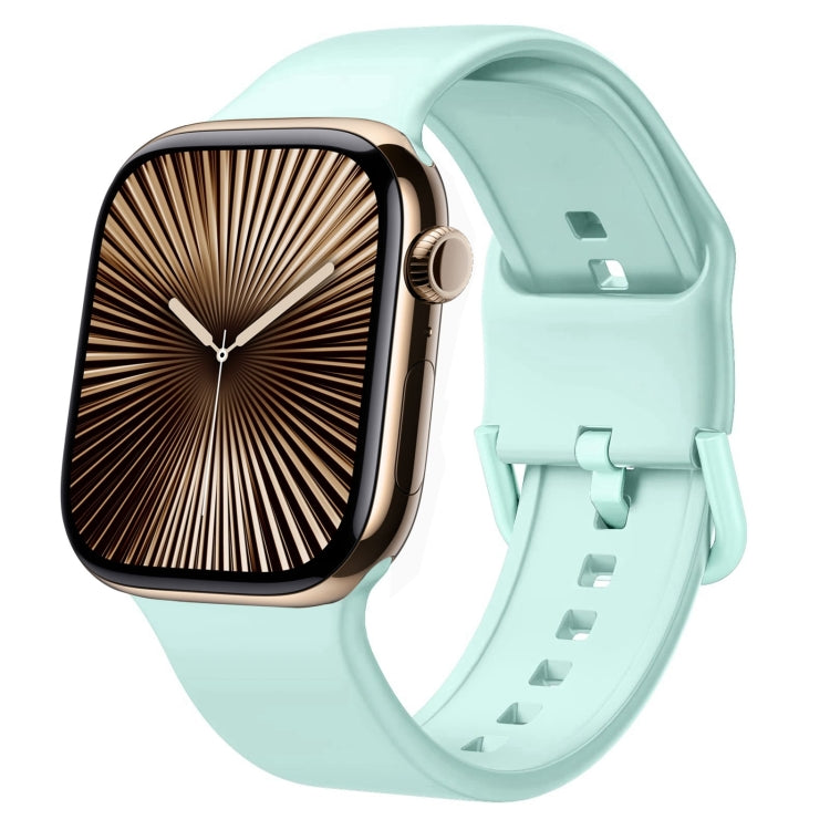 針扣矽膠錶帶，適用於 Apple Watch Series 10 46mm