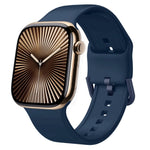 針扣矽膠錶帶，適用於 Apple Watch Series 10 46mm