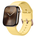 針扣矽膠錶帶，適用於 Apple Watch Series 10 46mm