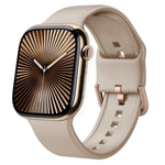 針扣矽膠錶帶，適用於 Apple Watch Series 10 46mm