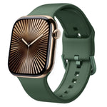 針扣矽膠錶帶，適用於 Apple Watch Series 10 42mm
