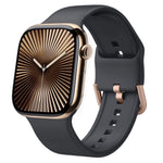針扣矽膠錶帶，適用於 Apple Watch Series 10 42mm