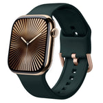 針扣矽膠錶帶，適用於 Apple Watch Series 10 42mm
