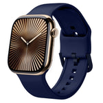 針扣矽膠錶帶，適用於 Apple Watch Series 10 42mm