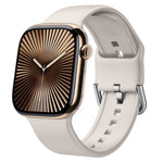 針扣矽膠錶帶，適用於 Apple Watch Series 10 42mm