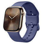 針扣矽膠錶帶，適用於 Apple Watch Series 10 42mm
