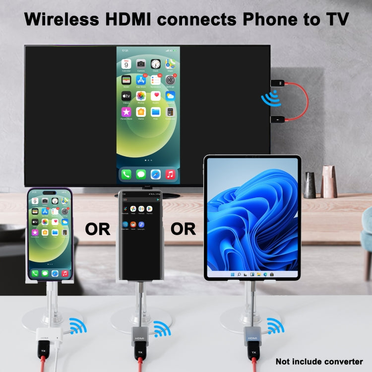 THT-020-8 4合1 HDMI 無線螢幕分享發射器套裝, THT-020-8