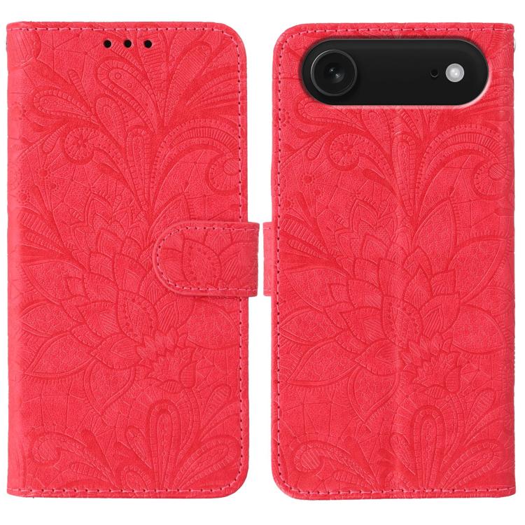 蕾絲花紋壓紋翻蓋皮革手機殼，適用於 iPhone 17e / 16e、iPhone 17 Pro Max、iPhone 17 Pro、iPhone 17、iPhone Air、iPhone 16 Pro Max、iPhone 16 Pro、iPhone 16 Plus