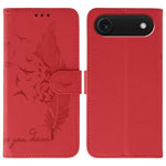 羽毛圖案荔枝紋皮革手機殼，適用於 iPhone 17 Pro Max、iPhone 17 Pro、iPhone 17、iPhone Air、iPhone 15 Pro Max、iPhone 15 Pro、iPhone 15 Plus、iPhone 15