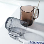 Plastic Transparent Acrylic Teeth Brushing Mouthwash Cup, 1pc
