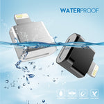 MicroDrive 8針轉TF卡轉接器迷你iPhone及iPad TF卡讀卡器，讀卡器