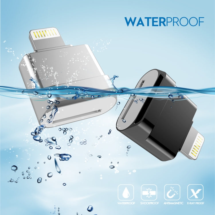 MicroDrive 8針轉TF卡轉接器迷你iPhone及iPad TF卡讀卡器，讀卡器