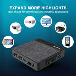 GXMO N42 Windows 11 Intel Gemini Lake N4020C 迷你電腦 NVME SSD WiFi 迷你桌機，4GB+64GB，4GB+64GB+256GB