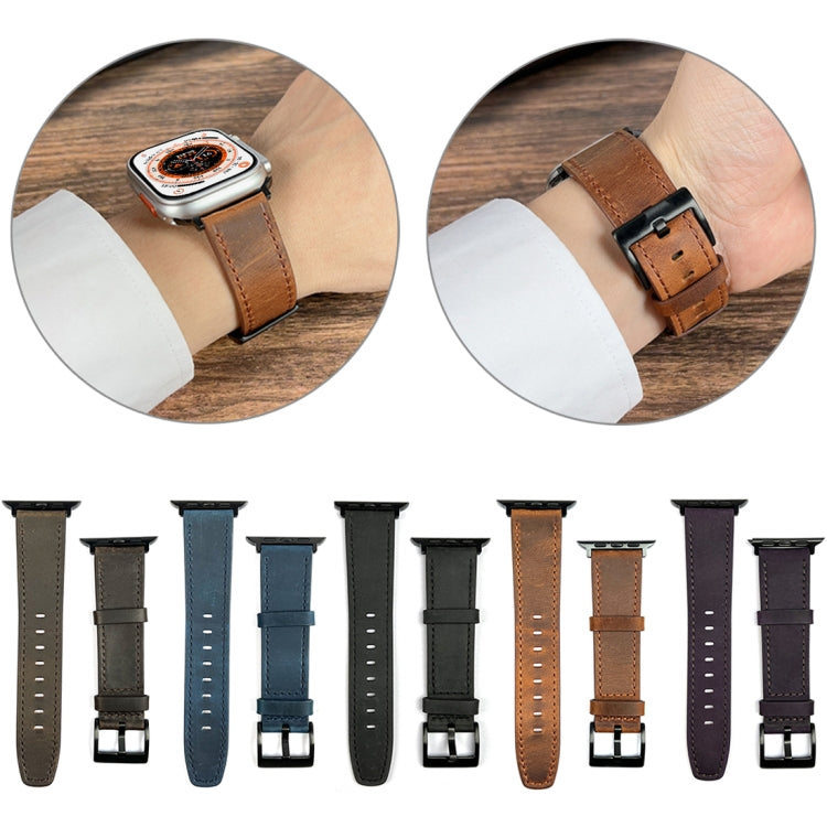 復古紋理皮革錶帶，適用於 Apple Watch Ultra 49mm，適用於 Apple Watch SE 2023 44mm，適用於 Apple Watch SE 2023 40mm，適用於 Apple Watch 8 41mm，適用於 Apple Watch 8 45mm，適用於 Apple Watch Ultra 2 49mm，適用於 Apple Watch 9 45mm，適用於 Apple Watch SE 2022 40mm
