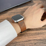 復古紋理皮革錶帶，適用於 Apple Watch Ultra 49mm，適用於 Apple Watch SE 2023 44mm，適用於 Apple Watch SE 2023 40mm，適用於 Apple Watch 8 41mm，適用於 Apple Watch 8 45mm，適用於 Apple Watch Ultra 2 49mm，適用於 Apple Watch 9 45mm，適用於 Apple Watch SE 2022 40mm