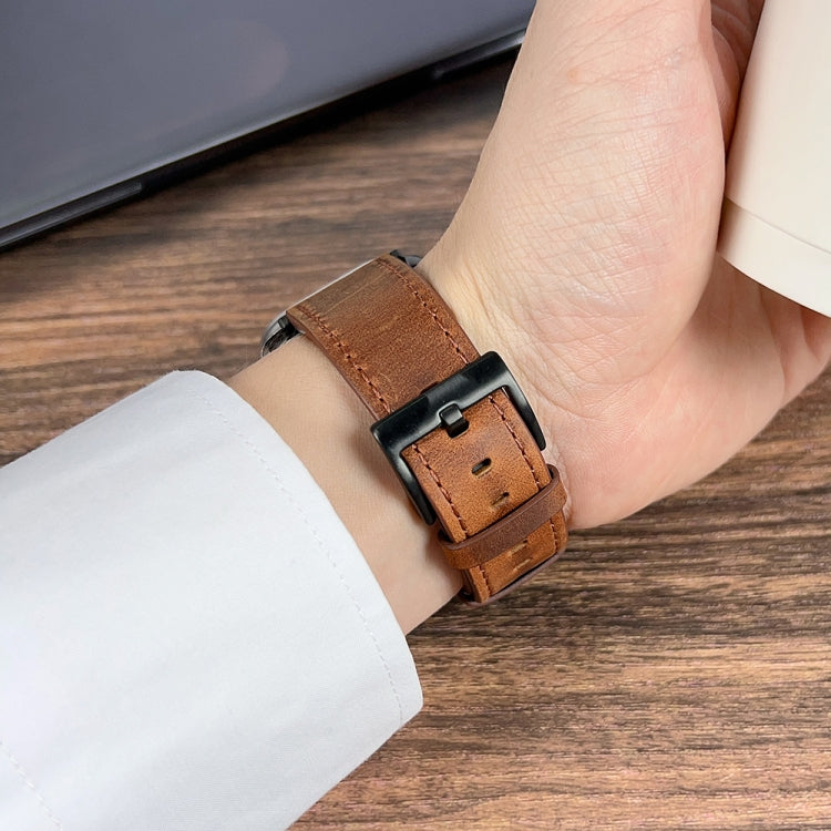 復古紋理皮革錶帶，適用於 Apple Watch Ultra 49mm，適用於 Apple Watch SE 2023 44mm，適用於 Apple Watch SE 2023 40mm，適用於 Apple Watch 8 41mm，適用於 Apple Watch 8 45mm，適用於 Apple Watch Ultra 2 49mm，適用於 Apple Watch 9 45mm，適用於 Apple Watch SE 2022 40mm