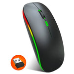 HXSJ M40 2.4GHZ 800,1200,1600dpi 三檔調節彩色無線滑鼠 USB 可充電