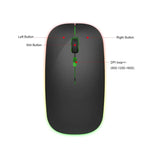HXSJ M40 2.4GHZ 800,1200,1600dpi 三檔調節彩色無線滑鼠 USB 可充電