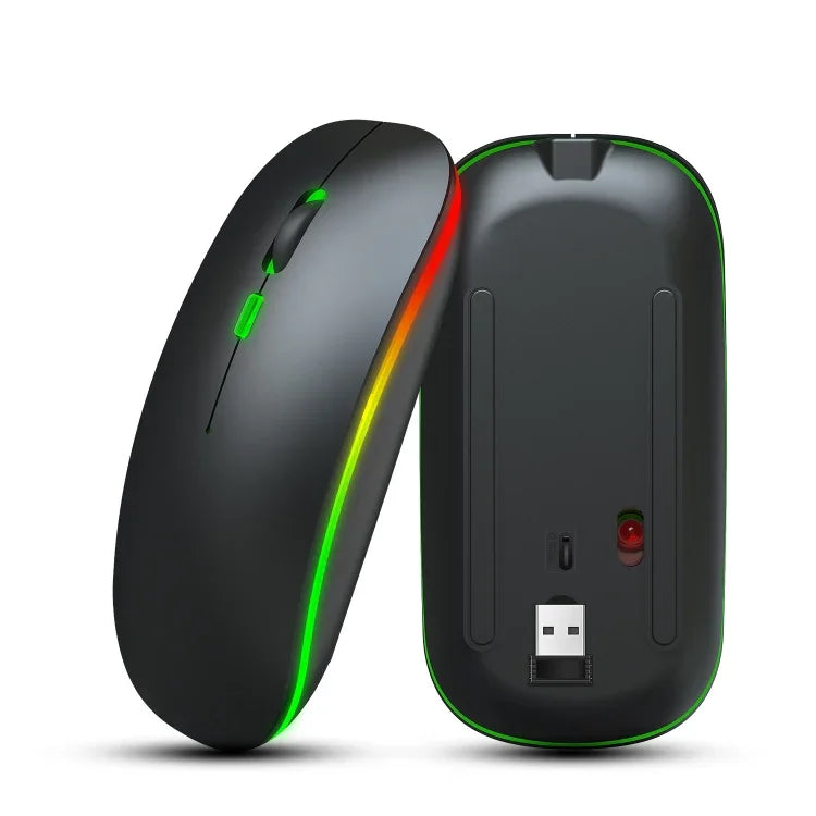 HXSJ M40 2.4GHZ 800,1200,1600dpi 三檔調節彩色無線滑鼠 USB 可充電