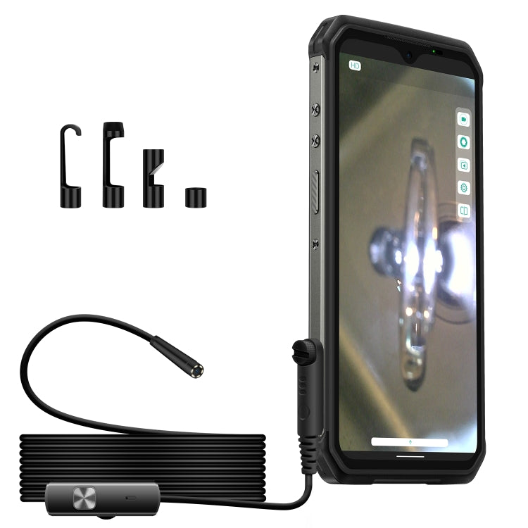 Ulefone 內窺鏡 E1 IP67 防水 3 合 1 內窺鏡，適用於 Ulefone Power Armor 21 / 19 / 18T / 16 Pro / 13 / Armor Pad，uSmart E1