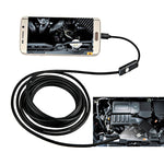 AN97 防水微型 USB 內窺鏡蛇管檢查攝影機，適用於具 OTG 功能的 Android 手機，配備 6 顆 LED，5.5mm，8mm