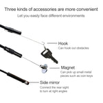 AN97 防水微型 USB 內窺鏡蛇管檢查攝影機，適用於具 OTG 功能的 Android 手機，配備 6 顆 LED，5.5mm，8mm