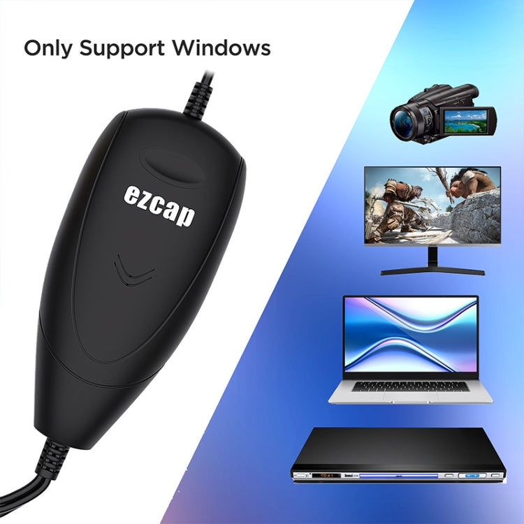 Ezcap 172 USB 2.0 音視頻擷取卡 支援 Windows 系統, Ezcap 172