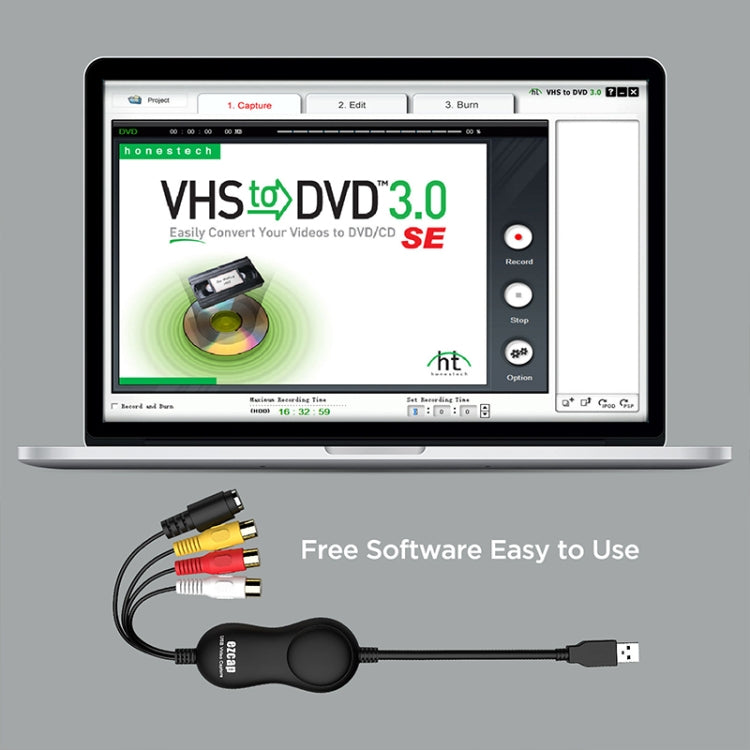 Ezcap 158A 免驅動 USB2.0 UVC 視頻擷取卡, Ezcap 158A