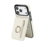 復古戒指與拉鍊 RFID 卡槽手機殼，適用於 iPhone 17e / 16e，iPhone 17 Pro Max，iPhone 17 Pro，iPhone 17，iPhone Air，iPhone 16 Pro Max