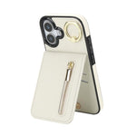 復古戒指與拉鍊 RFID 卡槽手機殼，適用於 iPhone 17e / 16e，iPhone 17 Pro Max，iPhone 17 Pro，iPhone 17，iPhone Air，iPhone 16 Pro Max