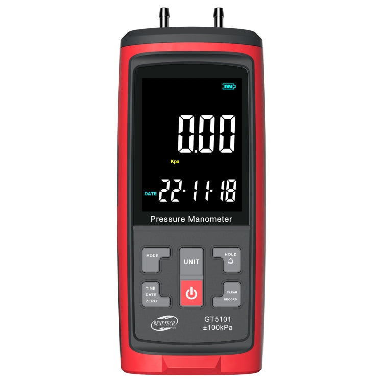 BENETECH GT5101 LCD 顯示差壓計，1KPa、2KPa、4KPa、10KPa、40KPa、50KPa、125Pa、250Pa、100KPa