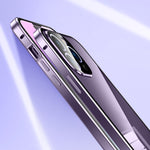 磁吸雙扣高清鋼化玻璃手機殼，適用於 iPhone 11 Pro
