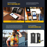 Ulefone Armor X12，堅固型手機，臉部解鎖，5.45 吋 Android 13 Go MediaTek Helio A22 四核心，網絡：4G，NFC，3GB+32GB