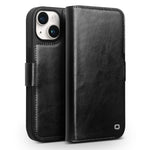 QIALINO 經典 103 扣真皮手機殼，適用於 iPhone 17e / 16e，iPhone 17 Pro Max，iPhone 17 Pro，iPhone 17，iPhone Air，iPhone 15 Pro Max，iPhone 15 Plus，iPhone 15