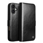 QIALINO 經典 103 扣真皮手機殼，適用於 iPhone 17e / 16e，iPhone 17 Pro Max，iPhone 17 Pro，iPhone 17，iPhone Air，iPhone 15 Pro Max，iPhone 15 Plus，iPhone 15