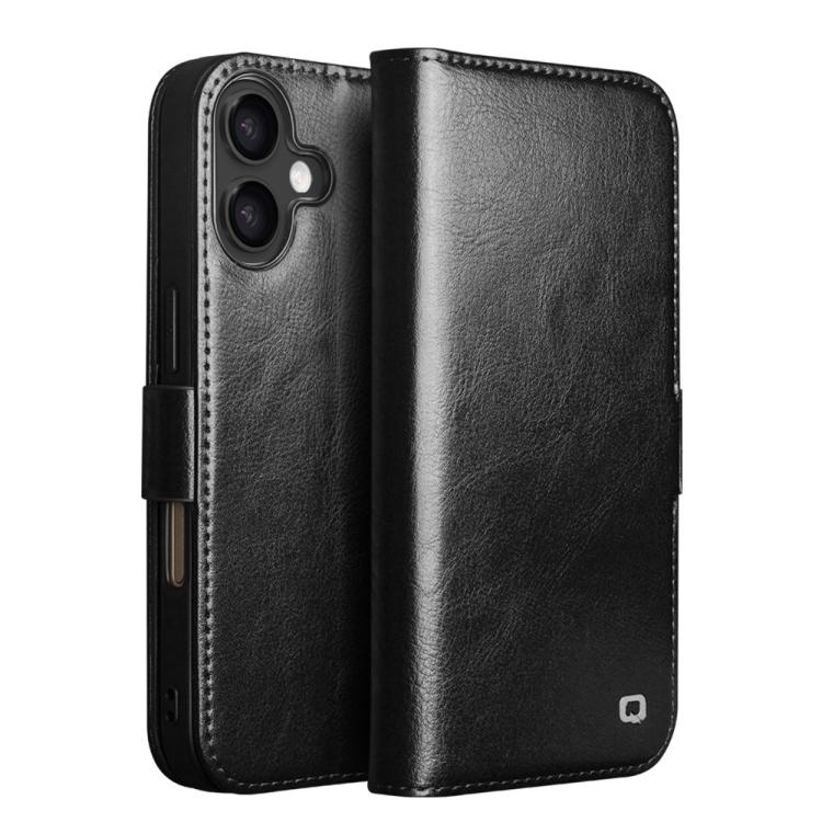 QIALINO 經典 103 扣真皮手機殼，適用於 iPhone 17e / 16e，iPhone 17 Pro Max，iPhone 17 Pro，iPhone 17，iPhone Air，iPhone 15 Pro Max，iPhone 15 Plus，iPhone 15
