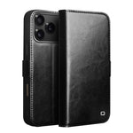 QIALINO 經典 103 扣真皮手機殼，適用於 iPhone 17e / 16e，iPhone 17 Pro Max，iPhone 17 Pro，iPhone 17，iPhone Air，iPhone 15 Pro Max，iPhone 15 Plus，iPhone 15