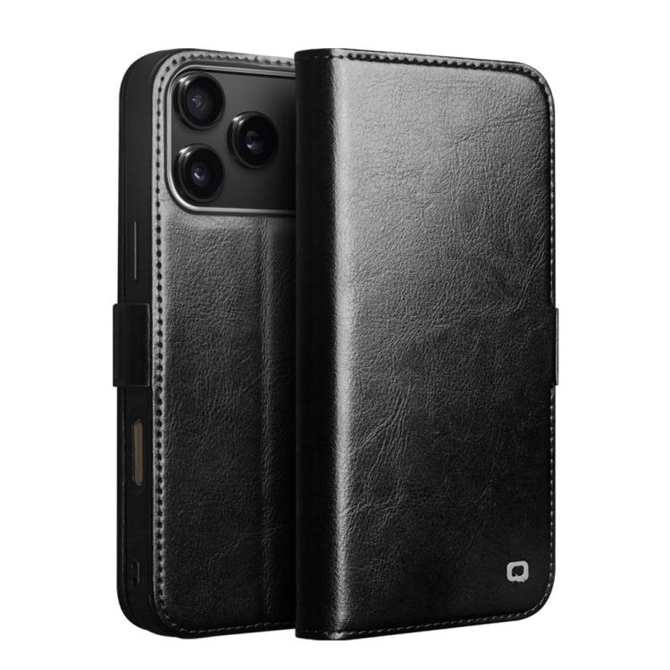 QIALINO 經典 103 扣真皮手機殼，適用於 iPhone 17e / 16e，iPhone 17 Pro Max，iPhone 17 Pro，iPhone 17，iPhone Air，iPhone 15 Pro Max，iPhone 15 Plus，iPhone 15