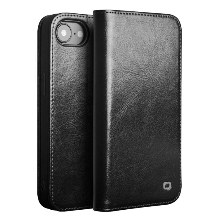 QIALINO 經典真皮手機殼，適用於 iPhone 16e / 17e，iPhone 17 Pro Max，iPhone 17 Pro，iPhone 17，iPhone Air，iPhone 16 Pro Max，iPhone 16 Pro，iPhone 16 Plus，iPhone 16，iPhone 15 Pro Max