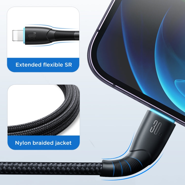 JOYROOM SA32-CL3 星光系列 30W USB-C / Type-C 轉 8 Pin 快充數據線，USB-C / Type-C 轉 8 Pin
